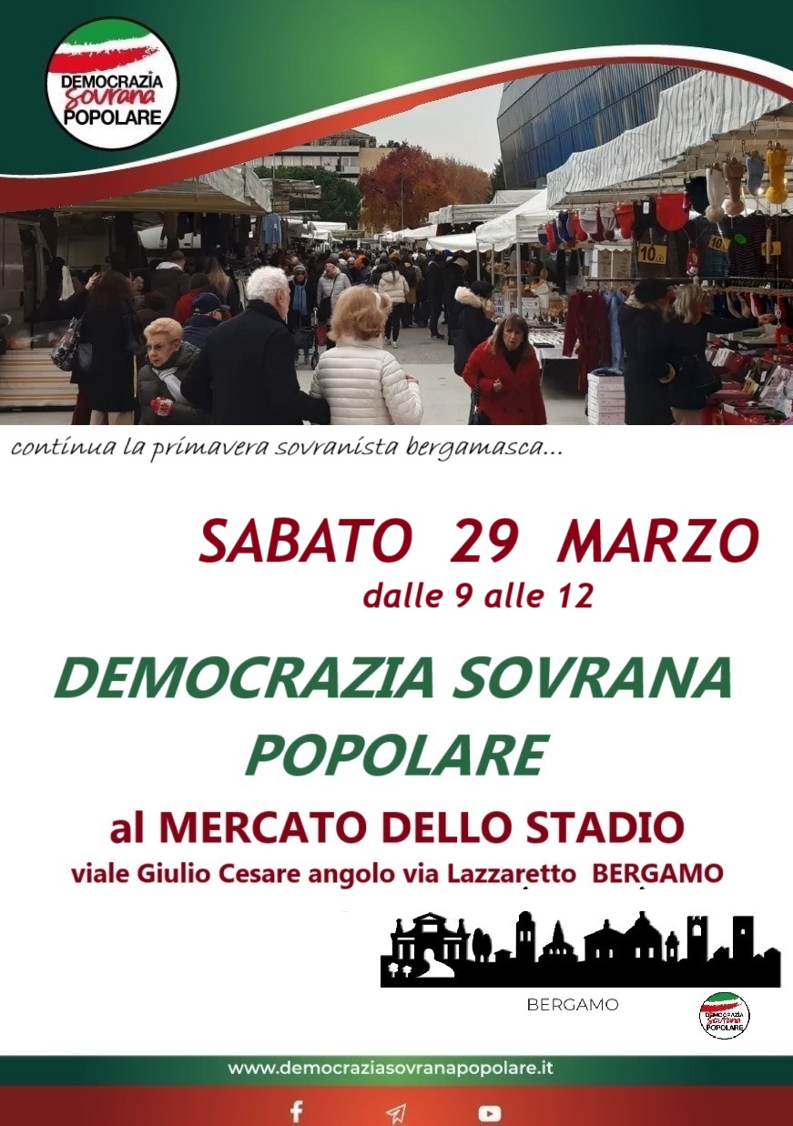 29 MARZO GAZEBO DSP A BERGAMO